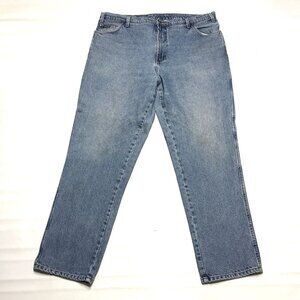 Resistol Rodeo Gear Classic Fit Blue Denim Jeans Western Ranch Wear Mens 44x32